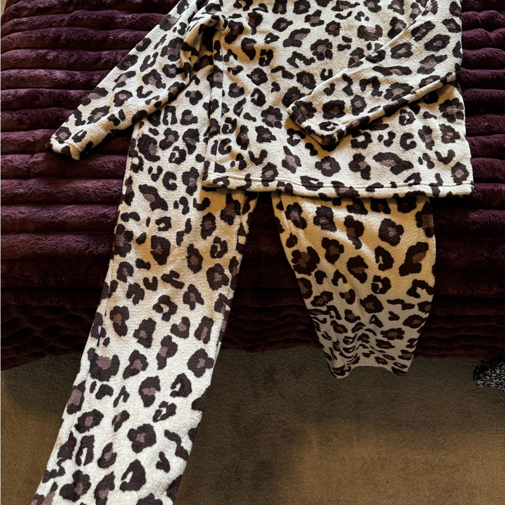 Leopard Print Pajamas